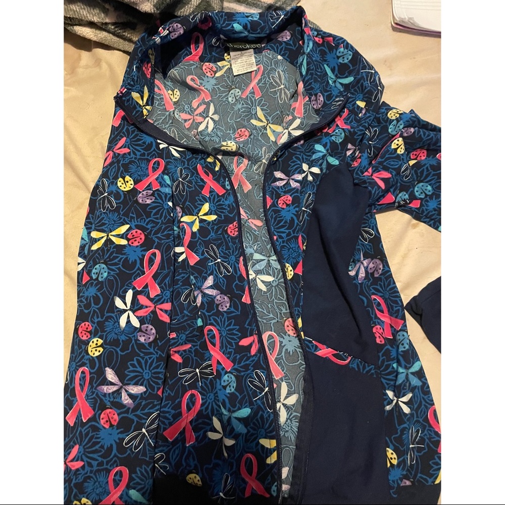 Cherokee scrub jacket